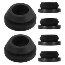 Black Rubber Grommet Kit for RV Range Hood 6 pcs