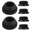 Black Rubber Grommet Kit for RV Range Hood 6 pcs 1