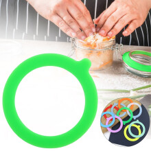 Rubberen afdichtingen voor glazen potten, siliconen pakking, 1 stuk