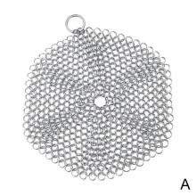 Scrubber Cast-Iron Skillet Cleaner HOT Z6P7
