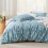 Ensemble de couette réversible à motif floral Queen 3 pièces 1