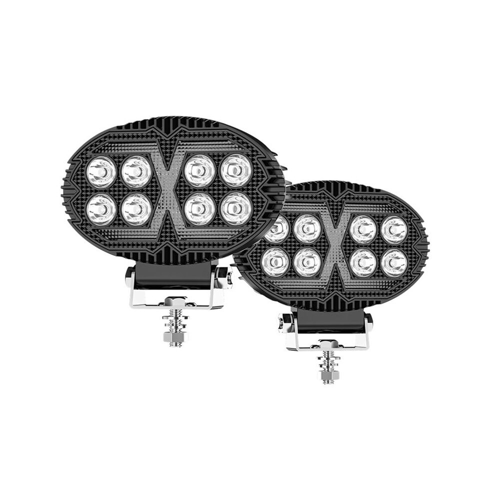 5.5 Inch Oval Led Work Lights Day Running Lights For Truck Atv Utv Suv Motorcycle Cart Trailer Boat Tauoh
