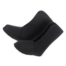 par de botas de nieve impermeables de invierno para hombre con forro térmico aislante, ideales para pesca y senderismo al aire libre, color negro,