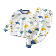 Conjunto de ropa de invierno para bebés y niños pequeños, niños y niñas, de color liso, con estampado de delfines y manga larga, talla 10-12T.