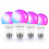 RGBCW WLAN-Smart-LED-Lampen E26, 4er-Pack, 9 W 1