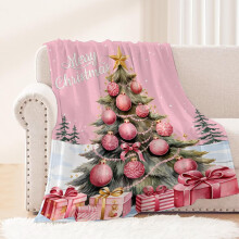 Couverture de Noël pour enfants 40x50, douce et moelleuse en polaire, idéale pour les décorations de Noël et d'hiver