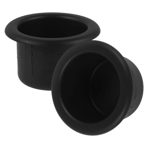 FRCOLOR2PCS Car Cup Holder Inserts Replacement Boat Holders Black