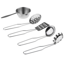 Küchenutensilien-Spielset aus Metall, Allzweck-Küchenhelfer-Set - E, 5-teilig/Set