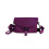 Σακίδιο στήθους με ιμάντα Blocking Sling Crossbody για πεζοπορία (μωβ) 1