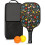 Σετ κουπιών Pickleball από fiberglass με λουλούδια και 2 μπάλες και τσάντα – Συμβατό με 1