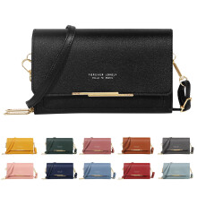 Umhängetasche für Damen, Handgelenktasche, Geldbörse, Handytasche, Schultertasche, Damen-Party-Clutch mit Kreditkartenfächern, Rosa