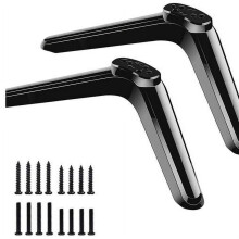1 paire de pieds universels pour téléviseurs intelligents, support de base avec vis, rehausseur pour téléviseurs à écran plat de 32, 40, 43,