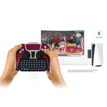 Teclado Bluetooth com clipe para PS5 DualSense e retroiluminação