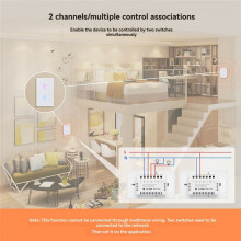 Tuya WiFi Witte Touch 110-240V 2.5D Concave Stijl Zigbee3.0 Signaalversterker Werkt met Alexa Home,B