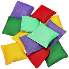 YEAHIBABY 12pcs Bean Bag Toss Game Portable Bean Bag For Interactive Fun Strengthen Parent Bond For Outdoor Indoor Games