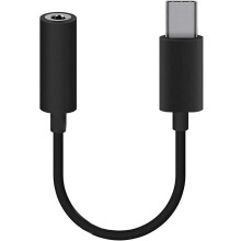 USB-C to 3.5mm Headset Adapter Cable for Ulefone Armor 6E – Black, Long Connection, Compatible with USB 3.1 Type-C