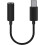 USB-C til 3,5 mm headsetadapterkabel til Ulefone Armor6E – Sort, lang forbindelse, kompatibel med USB 3.1 Type-C 1