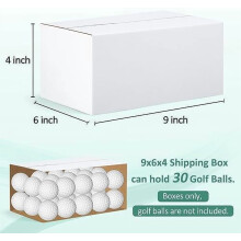 Witte golfkartonnen verzenddozen 9x6x4 inch, 30 stuks
