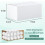 Caixas de papelão ondulado branco para envio, 9x6x4 polegadas, pacote com 30 unidades 1