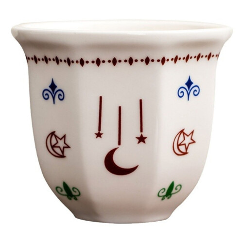 170ML Handmade Ceramic Coffee Cup Tea Cup with Star/Moon Design