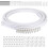Rail de rideau de plafond flexible et réglable de 3 m 1