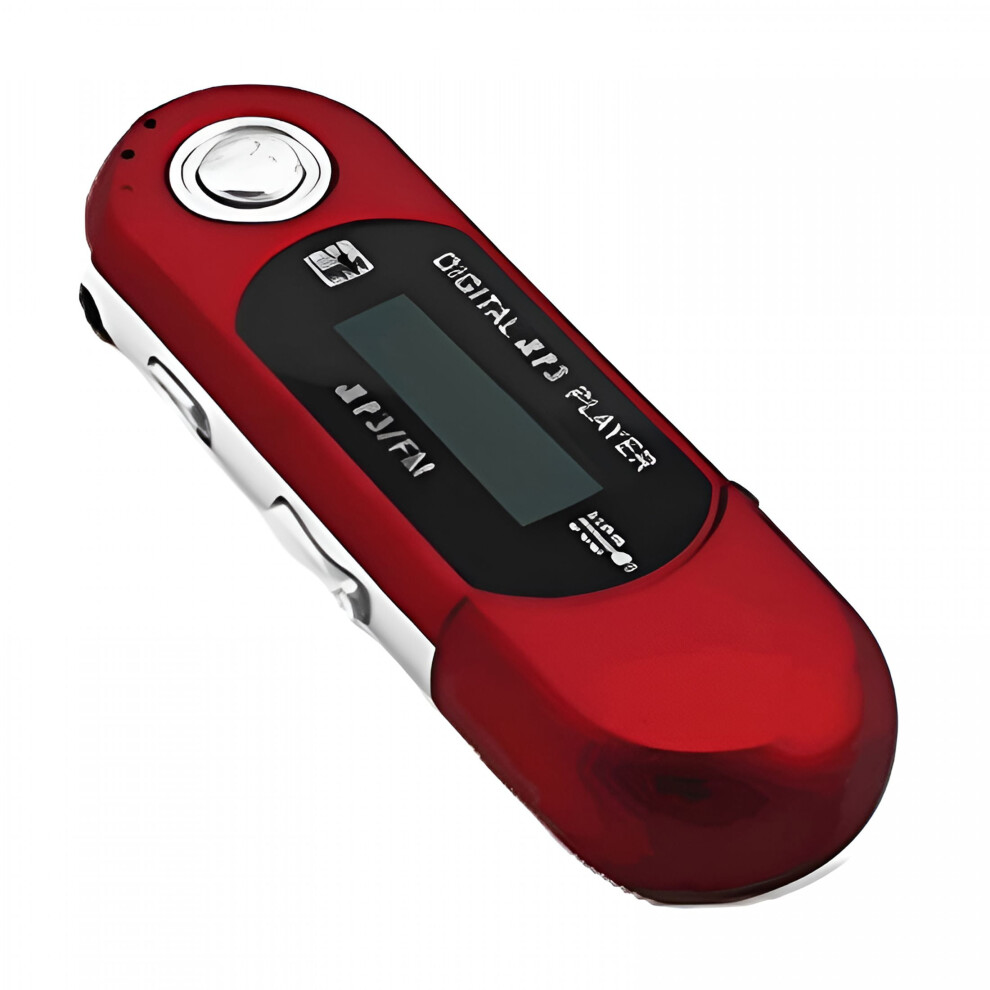 Usb Mp3 Player With 8Gb Storage And Fm Radio Red 9450273269054