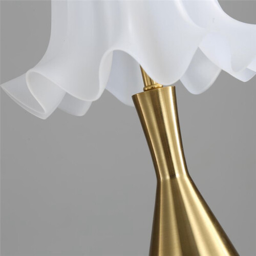 LED Wireless Flower Lamp Touch-Sensing USB Rechargeable Decorative Desk Light Dimmable Tricolored Reading Light B 1