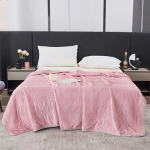 Cooling Blanket for Hot Sleepers - Summer Cooler Quilt 79x60in, Ice Cold Thin Summer Bedding Essentials, Pink