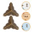 Protections d'angle marron antique pour meubles en bois (40 pièces) 1