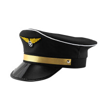 Kapelusz Airline Big Cornice, rekwizyty, czapka marynarska, karnawał dla mężczyzn i kobiet, kapelusz imprezowy, dodatek do kostiumu, cosplay,
