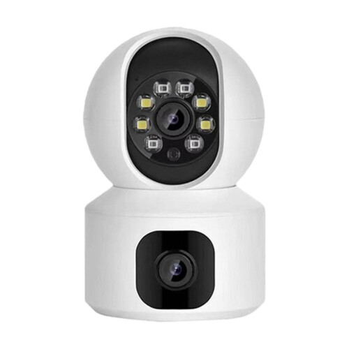 Κάμερα ασφαλείας Wifi 200W με νυχτερινή όραση HD και αμφίδρομο ήχο - Πανοραμική κάμερα