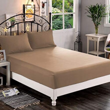 Drap-housse en microfibre de qualité hôtelière, 1500 fils/cm², poches profondes (40 cm), infroissable et résistant à la décoloration, taille