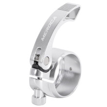 MEROCA Bicycle Seatpost Clamp for 33.9MM Mountain Bike Road Bike Tube Clip Tube Quick Release Clamp Silver