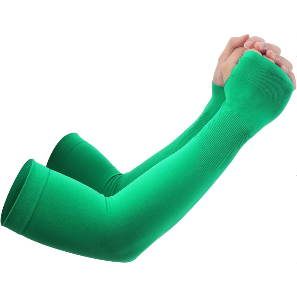 Sun Protection Cooling Arm Sleeves with Thumb Holes