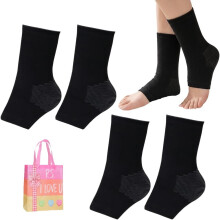 Chaussettes en bambou noires taille M (2 paires)