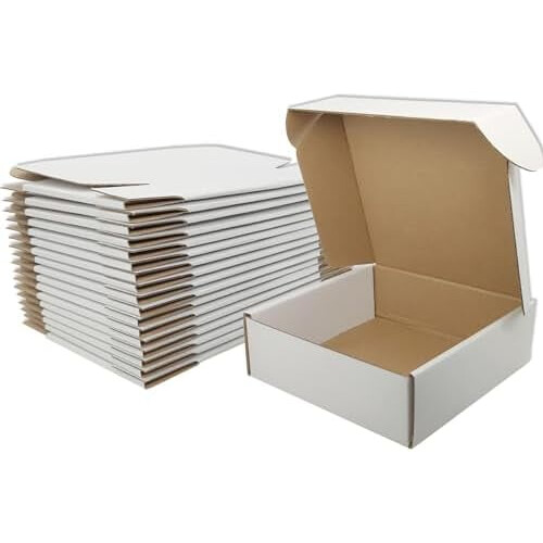Rosa presentaskar 25 x 20 x 6 cm - 25-pack