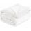 GentleSoft fleece tæppe hvid queen size 90x90 tommer 1