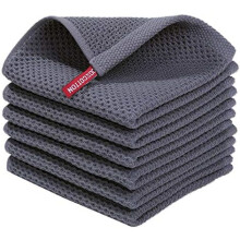 100 % bomullsvåffeldisktrasor 30x30 cm (6-pack)