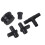 PCV Reroute & Resonator Kit for 2004-2010 Duramax  6.6L Black 1
