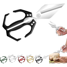Ciseaux de cuisine multifonctionnels robustes, en acier inoxydable, compatibles lave-vaisselle, ciseaux à volaille/poulet/dinde