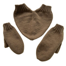 Gebreide, warme winterwanten voor stellen, 3 stuks