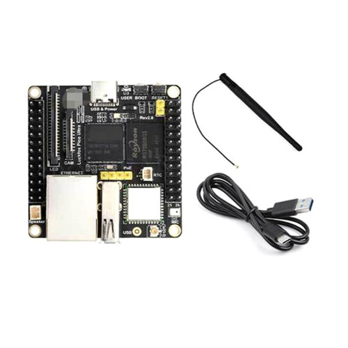 Para Placa de Desenvolvimento Luckfox  Ultra - Placa-Mãe Micro-Linux RV1106, 8 GB EMMC, com WIFI e Sem POE