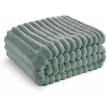 GentleSoft Twin XL Blanket for Couch - Cozy Soft Blankets for Women, Cute Small Fleece Throws for Girls, Sage Green, 66x90 Inches