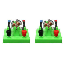 2 Stück DIY Elektromotor Modell Physik Experiment Hilfsmittel Pädagogisches Studenten Spielzeug