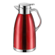 Carafe isotherme en acier inoxydable avec couvercle sécurisé – Récipient isotherme pour café, thé et autres boissons chaudes – Idéale pour