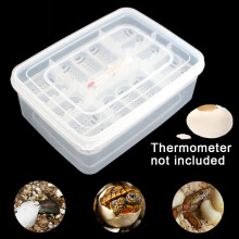 Ludlz Pet Reptile Lizard Snake Gecko 16Grids Egg Hatchery Breeding Box Case Incubator