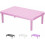 Support d'écran réglable avec rangement sous le bureau rose 1