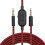 2M Replacement Audio Cable for  GPRO X, G233, G433 Headphones Includes Volume Control and Mute Function Red 1