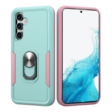 Xhy hoesje compatibel met Samsung Galaxy A54 5G – Magnetische ring, standaard, valbescherming van militaire kwaliteit, robuust en afneembaar –