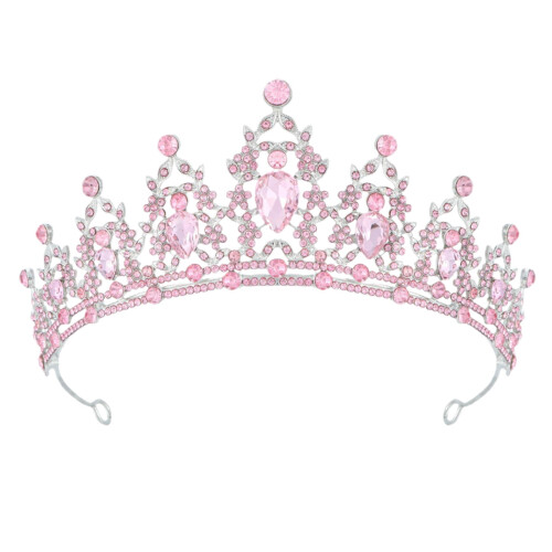 Fascia per capelli da sposa con strass di cristallo per donna